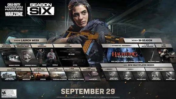 Call of Duty Modern Warfare Season Six