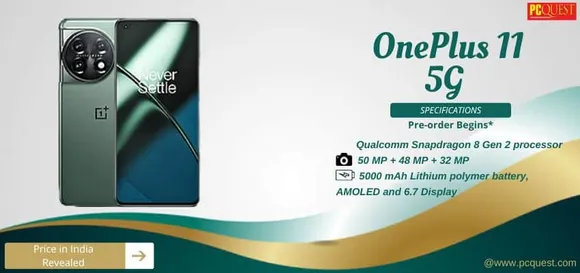 OnePlus 11 5G Price in India