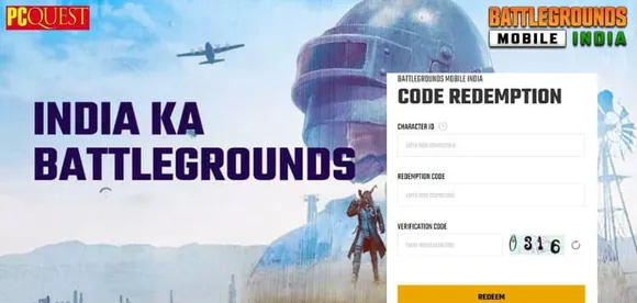 BGMI redeem codes 1