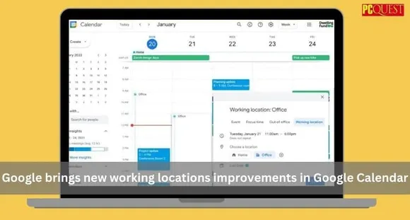 Google brings new working locations improvements in Google Calendar