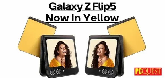 Galaxy Z Flip5 Now in Yellow 1
