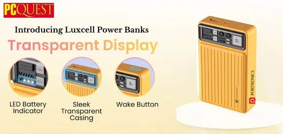 Portronics introduces the Luxcell Power Banks series