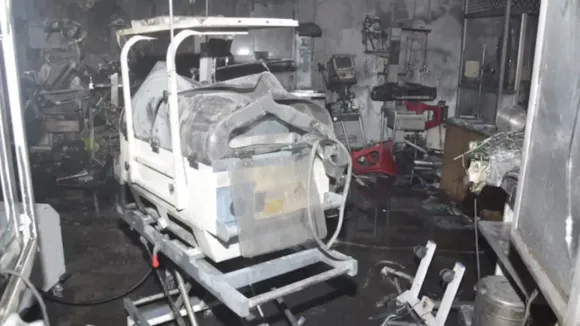 A fire broke out at a hospital in Uttar Pradesh's Jhansi