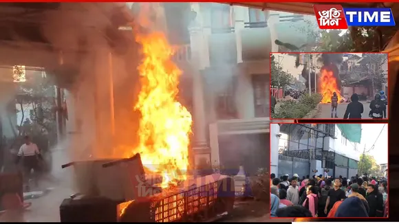 Irate Mob Storm Residences of 7 MLAs in Manipur's Imphal