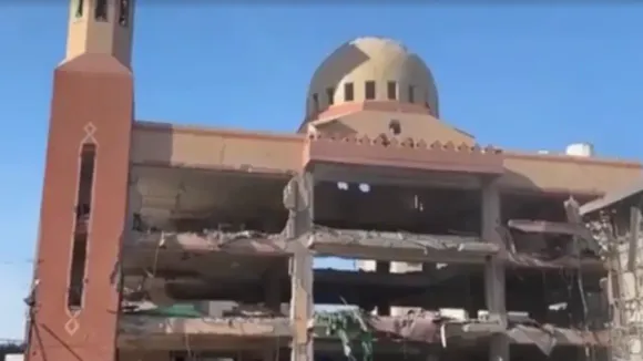 Israeli Missile Strike Destroys Al-Farouq Mosque In Gaza's Nuseirat