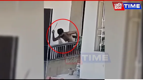 A dog was rescued from his abusive owner in Guwahati