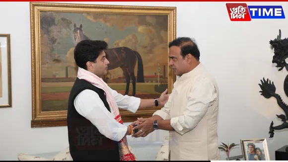 Assam CM Invites Union Minister Scindia for Advantage Assam Summit 2025