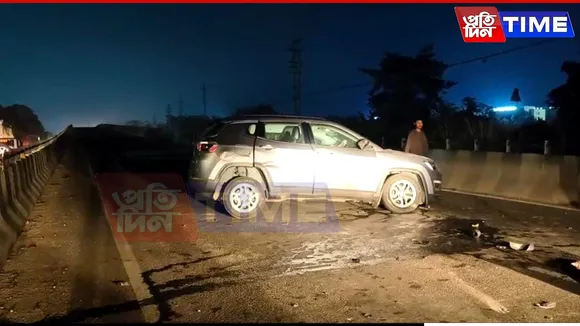 Accident on Guwahati’s National Highway 27 Leaves One Injured