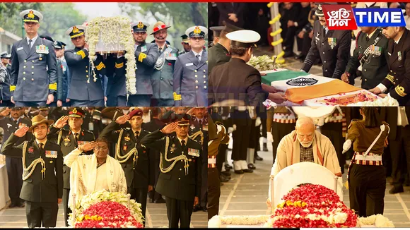 India Bids Farewell to Manmohan Singh: Daughter Lights Pyre, Full State Honours Accorded
