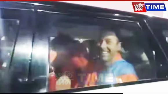Chris Martin and Dakota Johnson Visit Mahakumbh Mela After Coldplay's India Tour