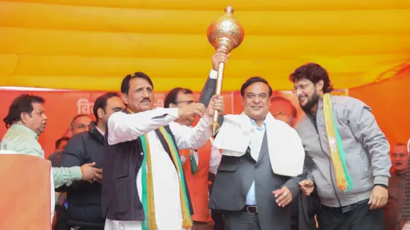Assam CM Slams Delhi Govt At Election Rallies, Promises Better Governance Under BJP