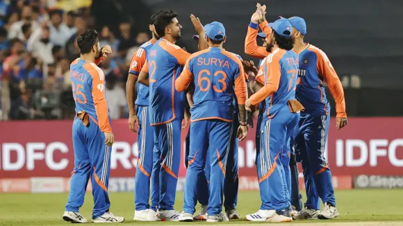 India Clinch Series With 15-Run Win Over England In 4th T20I; Rana-Bishnoi Shine