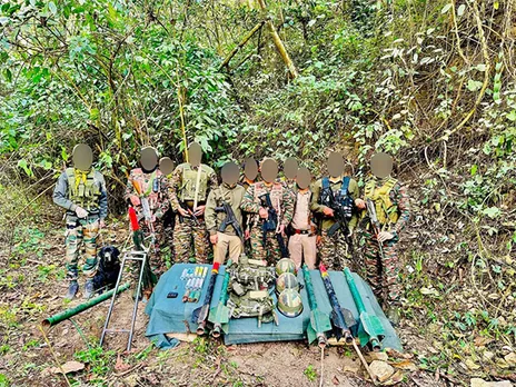 Arms and ammunition recovered in Manipur
