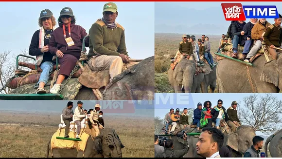 EAM Jaishankar, Global Envoys Experience Kaziranga’s Majesty