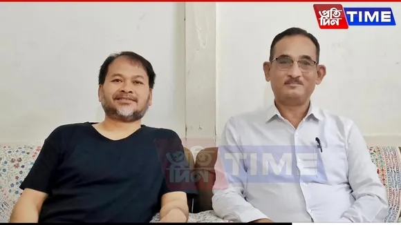 AAP Leader Bhaben Choudhury Holds Talks with Akhil Gogoi on Opposition Unity