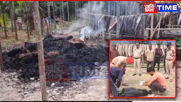 Massive Fire Claims Life of Deaf-Mute Girl in Assam’s Baksa; Arson Suspected
