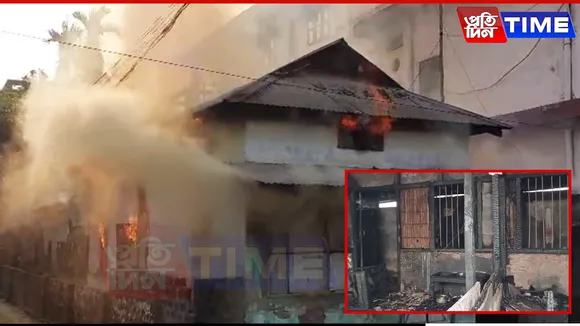 House Engulfed in Flames in Assam’s Tezpur; Lawyer Tragically Burnt Alive