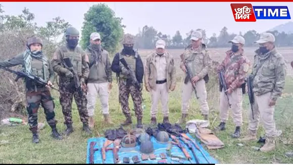 Manipur: Arms & Ammo Recovered In Kakching And Imphal West Dists. 