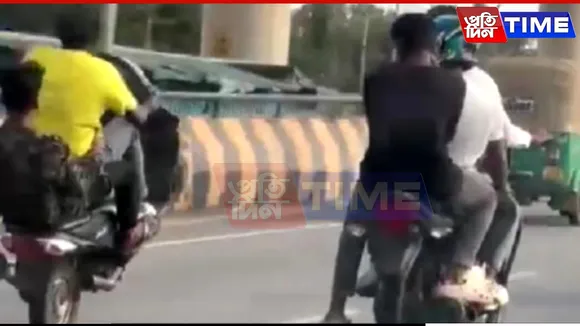 Guwahati Traffic Police Cracks Down on Reckless Bikers; Over 100 Vehicles Seized