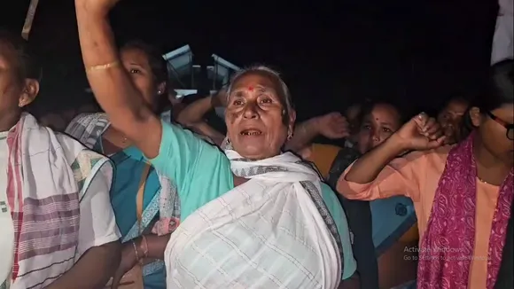 Protests Escalate in Assam's Jonai Over Assault on Student Activist; Effigy of Police Officer Burned