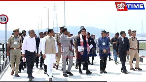Bhutan King Visits Jogighopa's International Multimodal Logistics Park Site