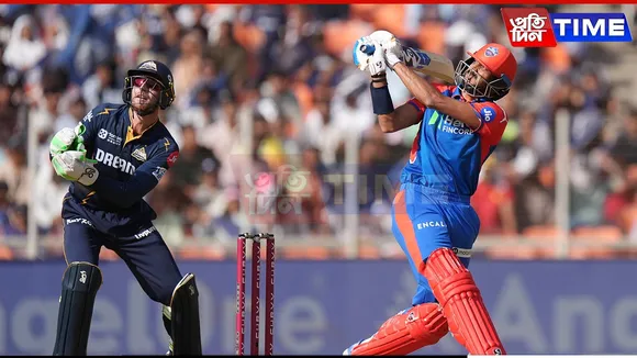 IPL 2025: DC Posts 203/8, Prasidh Krishna Stars with Four-Wicket Haul