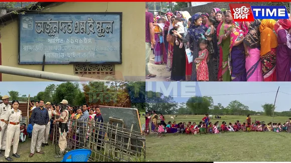 Repolling Underway Across Assam's Five Districts Amid Tight Security