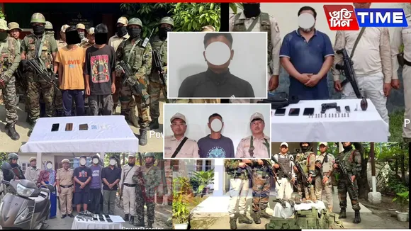 12 Militants Arrested, Sophisticated Weapons Seized in Manipur