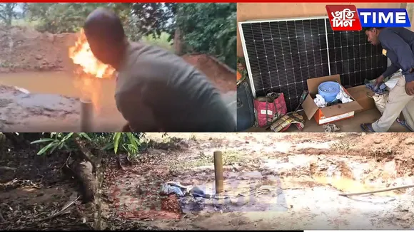 Mystery as Solar Borewell in West Karbi Anglong Releases Water, Gas