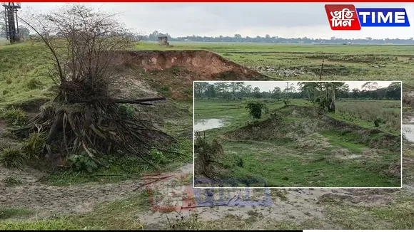 Kaziranga Villages Face Flood Fear as Embankment Remains in Ruins