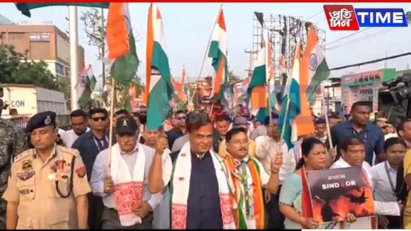 Operation Sindoor: Nation’s Pride Celebrated with Grand Tricolor March in Guwahati