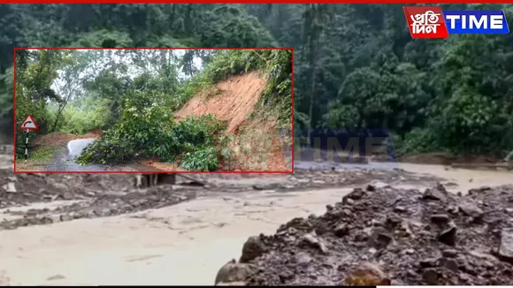 Barak-Guwahati Route Collapses Under Nature’s Fury