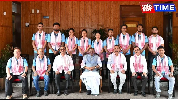 Governor Felicitates Assam Mountaineers for Historic Ladakh Ascent