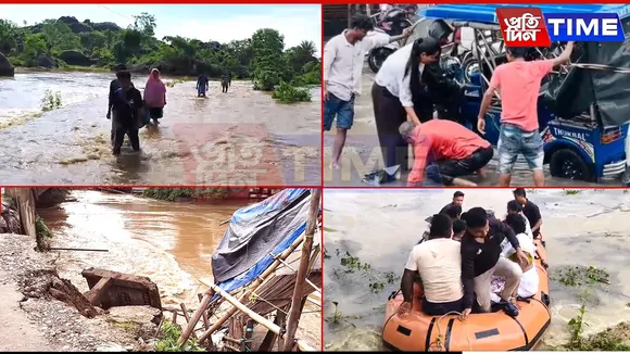 Heavy Rains Trigger Floods Across Assam; Over 12,000 People Affected