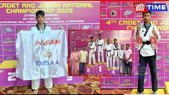 Assam’s Rising Taekwondo Titans Clinch Twin Silver in Dehradun