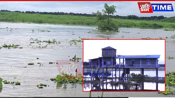 Kaziranga Hit by Season’s First Wave of Flood; 53 Forest Camps Submerged