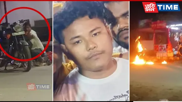 Drunken Fury in Guwahati: Youth Torches Bike, Targets Eminent Writer’s Home