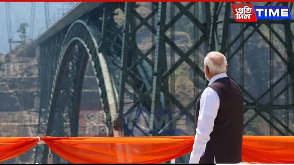 PM Modi Inaugurates World’s Highest Railway Bridge Over Chenab