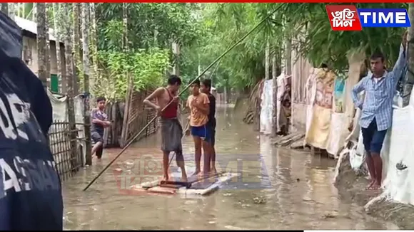 Assam Flood Update: Relief Sparks Communal Row in Sribhumi