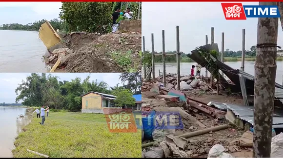 Erosion Crisis in Assam as Schools Lost and Villages Vanish Again
