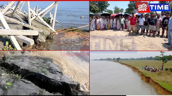 Brahmaputra Erosion Devours Majuli & Chabua, Threatens Livelihoods