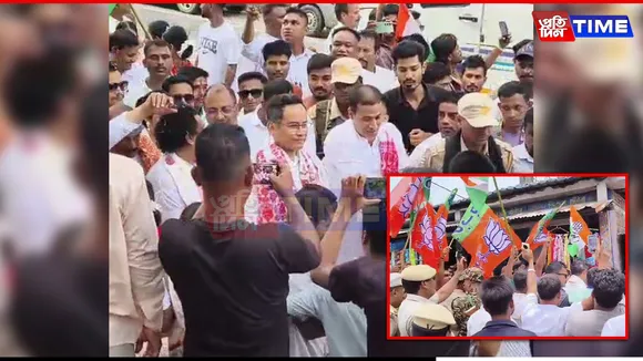 Gaurav Gogoi Faces Protests During First Visit to Hajo-Sualkuchi as APCC Chief