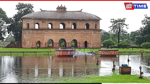 Historic Rang Ghar Submerged in Artificial Flood After Heavy Rainfall