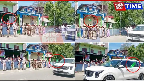 Was It Congress? Truth Behind CM Sarma’s Convoy Attack in Golaghat