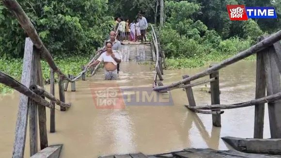 Flood Fury Grips Five Assam Districts; Over 29,000 Affected as Death Toll Rises to 24