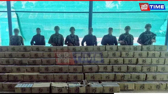 Assam Rifles Seize Rs 15 Lakh Worth of Illicit Liquor in Manipur’s Jiribam