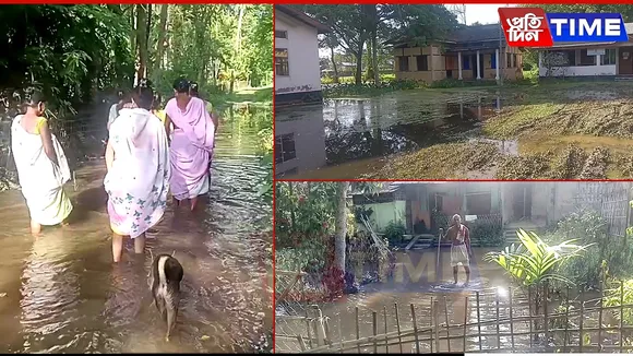 Assam: Villagers Live in Waist-Deep Water for Weeks as Highway Project Chokes Lifelines