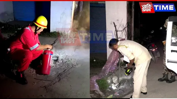 Gas Leak After OIL Pipeline Fire Sparks Panic in Assam's Duliajan