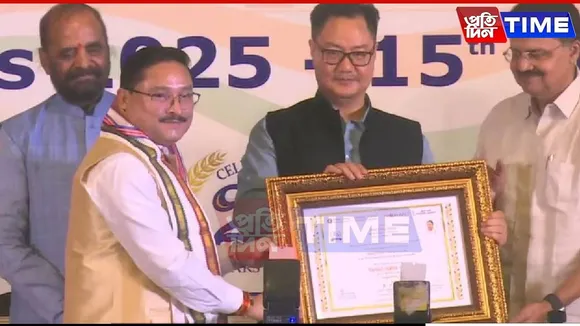 Dilip Saikia Becomes First MP from Northeast to Receive Sansad Ratna Award