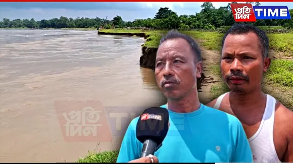 "If This Continues, Embankment Will Fall": River Erosion Sparks Panic in Tingkhong